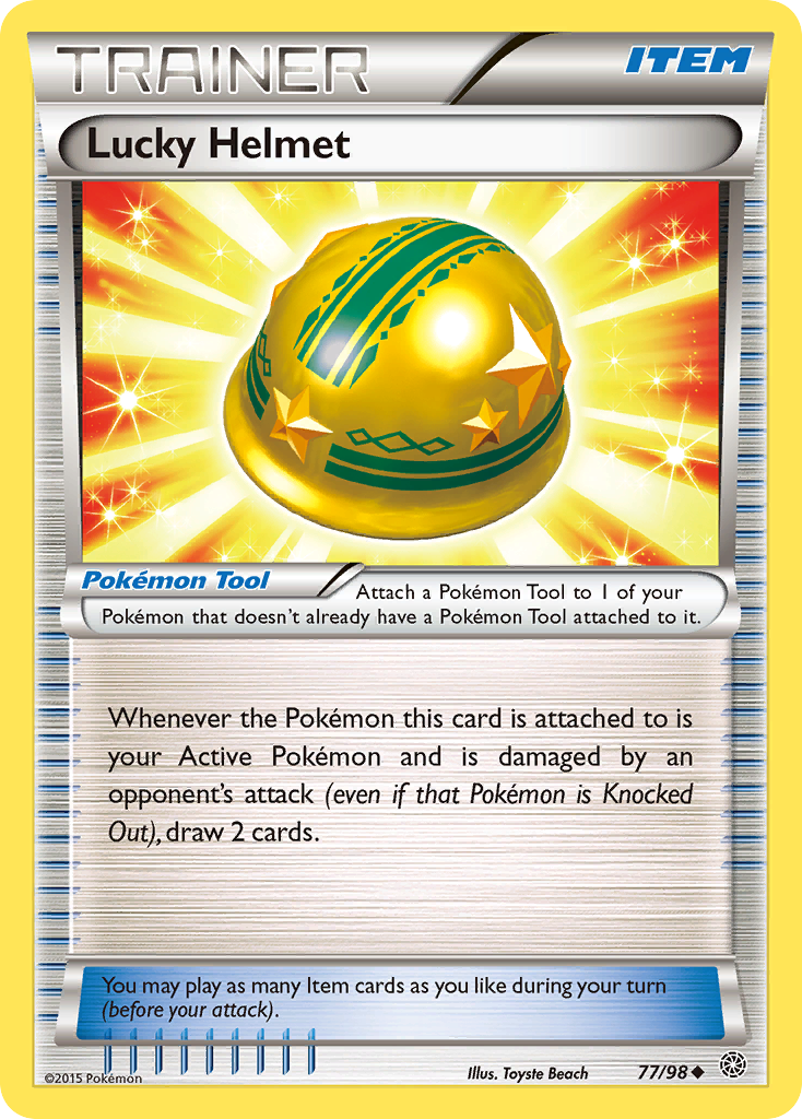 Lucky Helmet (77/98) [XY: Ancient Origins] | Play N Trade Winnipeg