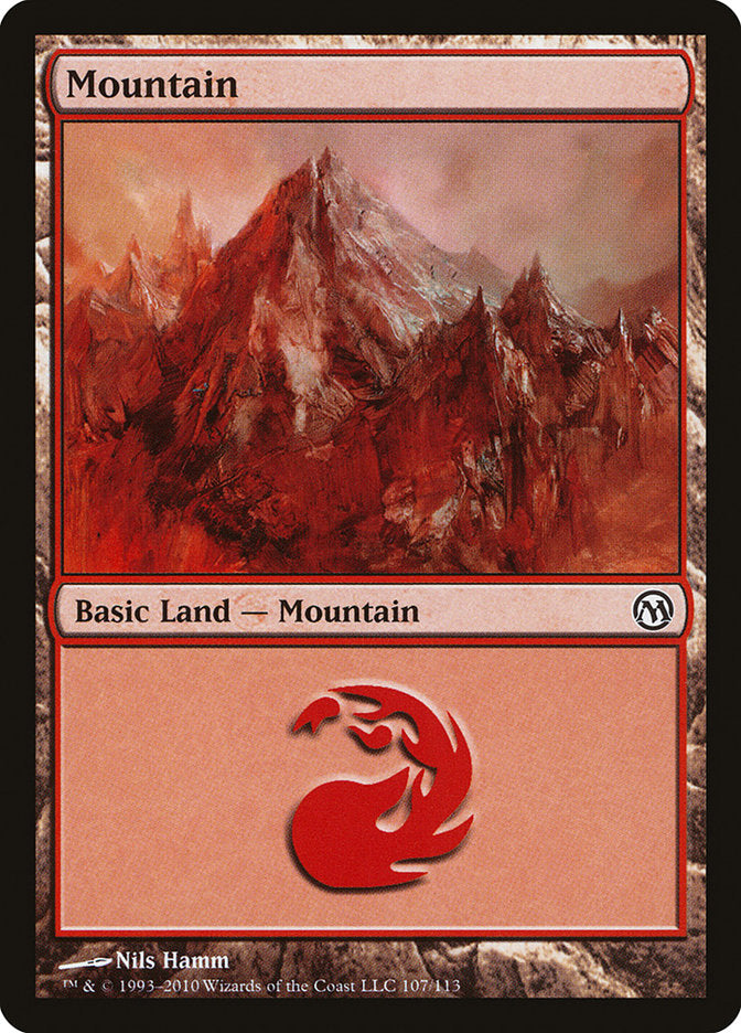 Mountain (107) [Duels of the Planeswalkers] | Play N Trade Winnipeg