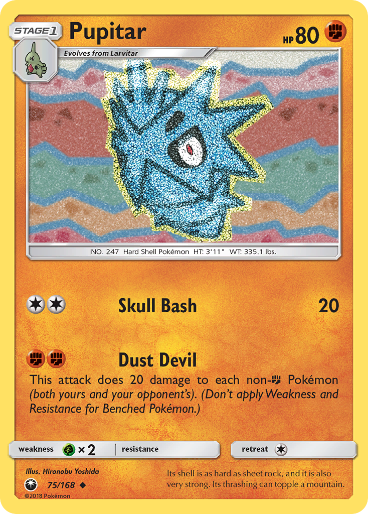 Pupitar (75/168) [Sun & Moon: Celestial Storm] | Play N Trade Winnipeg