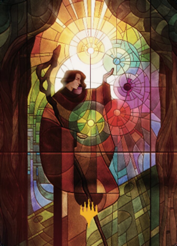 Jodah, the Unifier Art Card (Gold-Stamped Signature) [Dominaria United Art Series] | Play N Trade Winnipeg