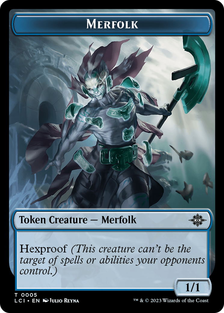 Merfolk Token [The Lost Caverns of Ixalan Tokens] | Play N Trade Winnipeg