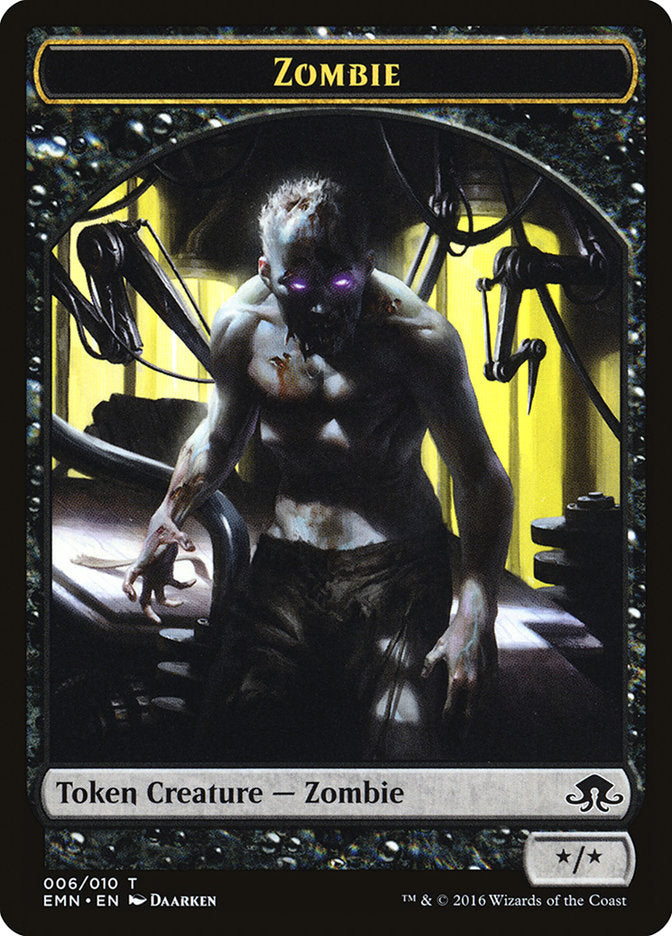 Zombie (006/010) [Eldritch Moon Tokens] | Play N Trade Winnipeg