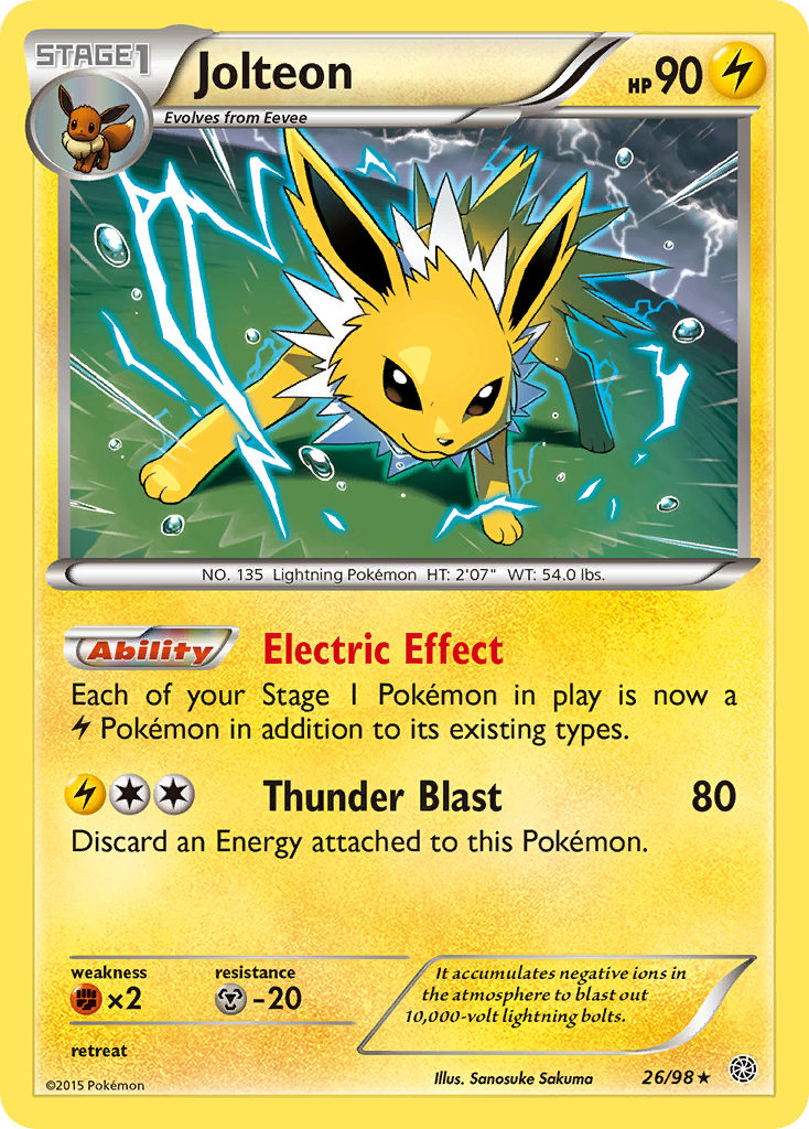 Jolteon (26/98) [XY: Ancient Origins] | Play N Trade Winnipeg