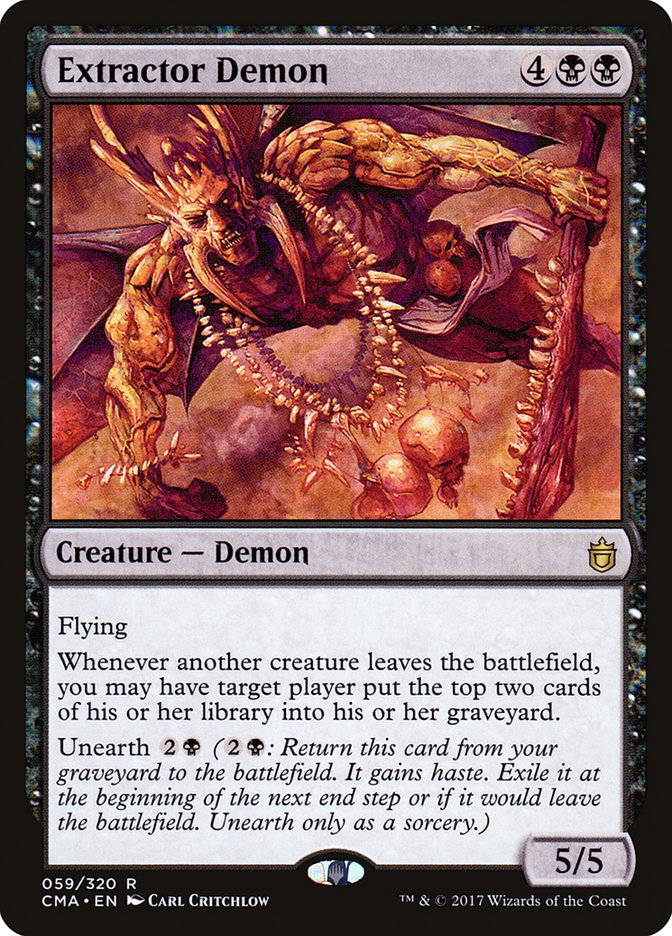 Extractor Demon [Commander Anthology] | Play N Trade Winnipeg