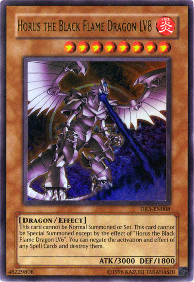Horus the Black Flame Dragon LV8 [DR3-EN008] Ultra Rare | Play N Trade Winnipeg