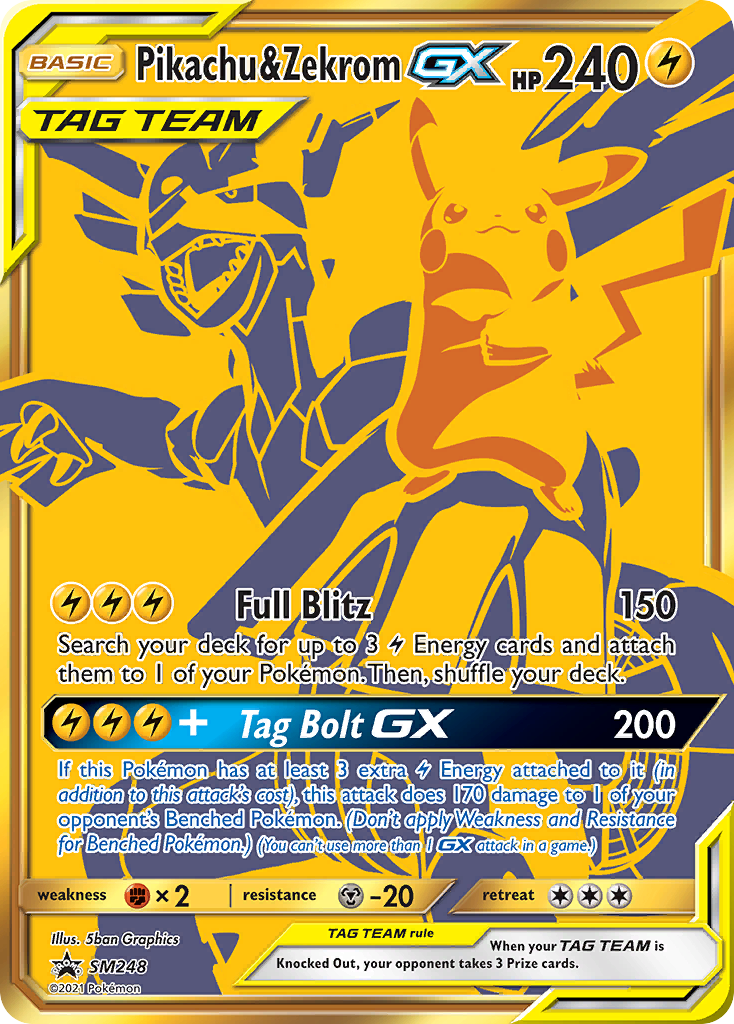 Pikachu & Zekrom GX (SM248) [Sun & Moon: Black Star Promos] | Play N Trade Winnipeg