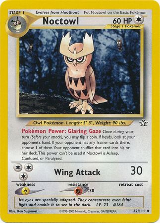 Noctowl (42/111) [Neo Genesis Unlimited] | Play N Trade Winnipeg