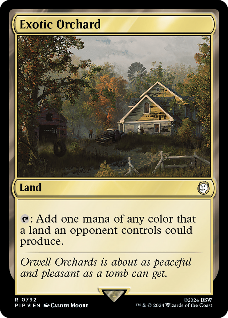 Exotic Orchard (Surge Foil) [Fallout] | Play N Trade Winnipeg