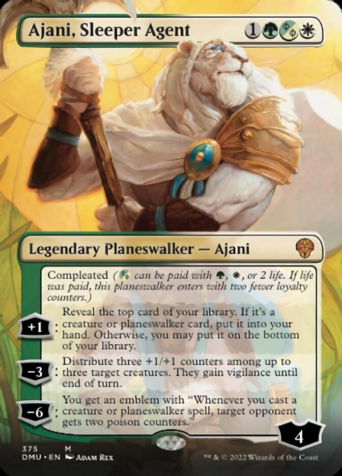 Ajani, Sleeper Agent (Borderless) (375) [Dominaria United] | Play N Trade Winnipeg