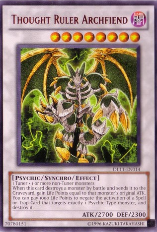 Thought Ruler Archfiend (Red) [DL11-EN014] Rare | Play N Trade Winnipeg