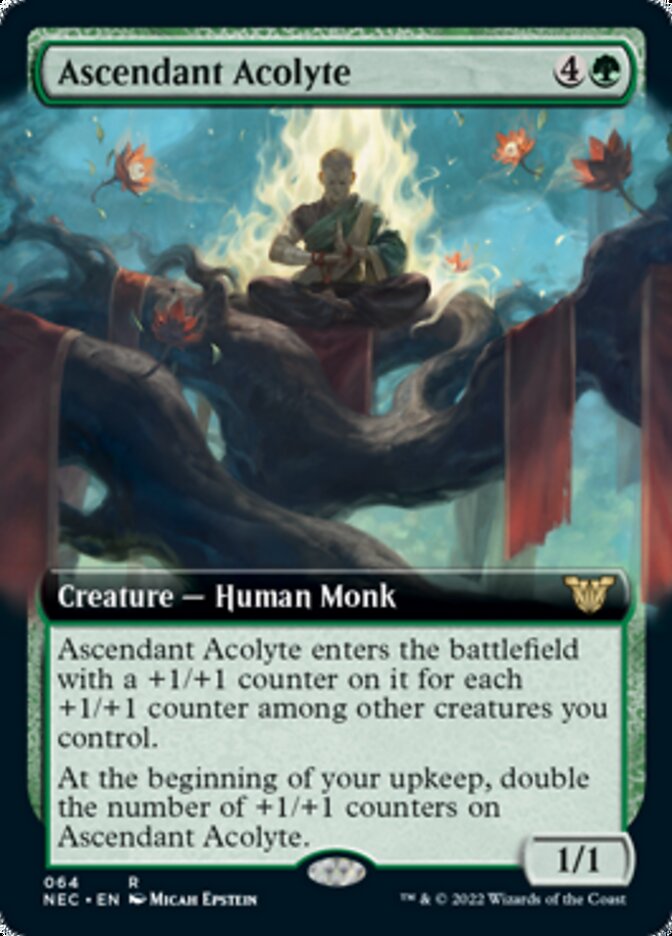 Ascendant Acolyte (Extended) [Kamigawa: Neon Dynasty Commander] | Play N Trade Winnipeg