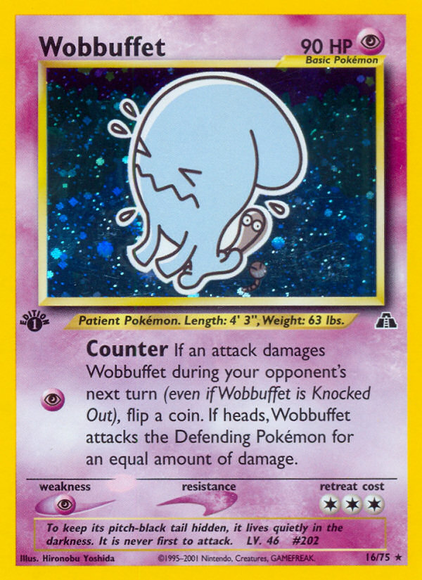 Wobbuffet (16/75) [Neo Discovery 1st Edition] | Play N Trade Winnipeg