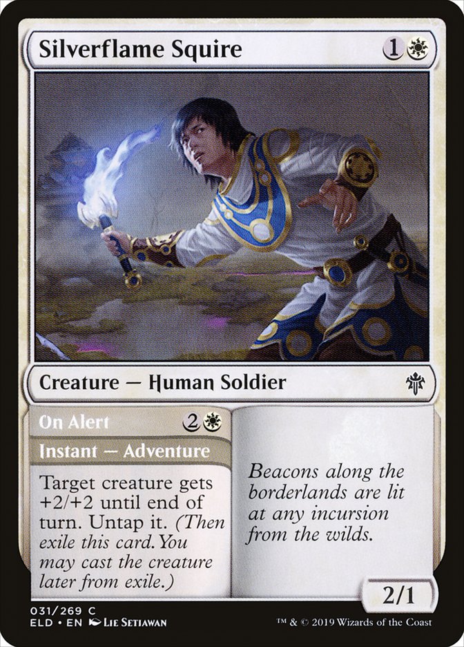 Silverflame Squire // On Alert [Throne of Eldraine] | Play N Trade Winnipeg