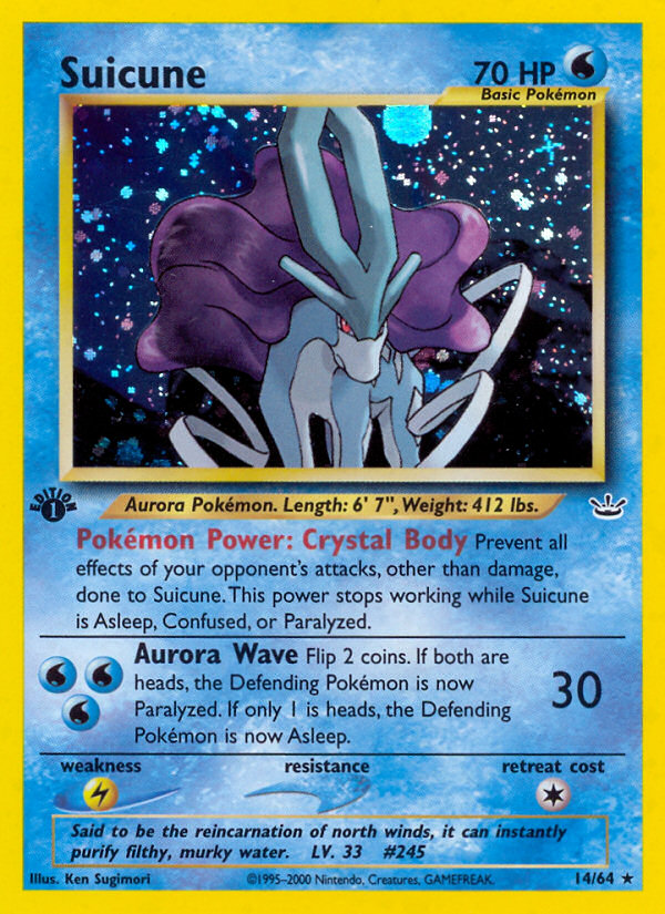 Suicune (14/64) [Neo Revelation 1st Edition] | Play N Trade Winnipeg