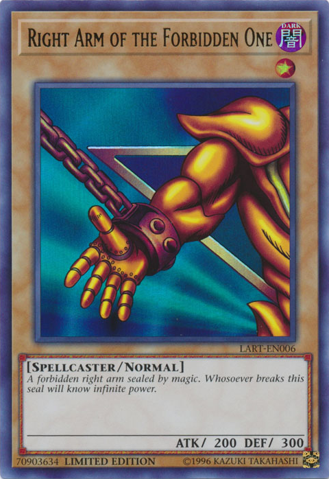 Right Arm of the Forbidden One [LART-EN006] Ultra Rare | Play N Trade Winnipeg