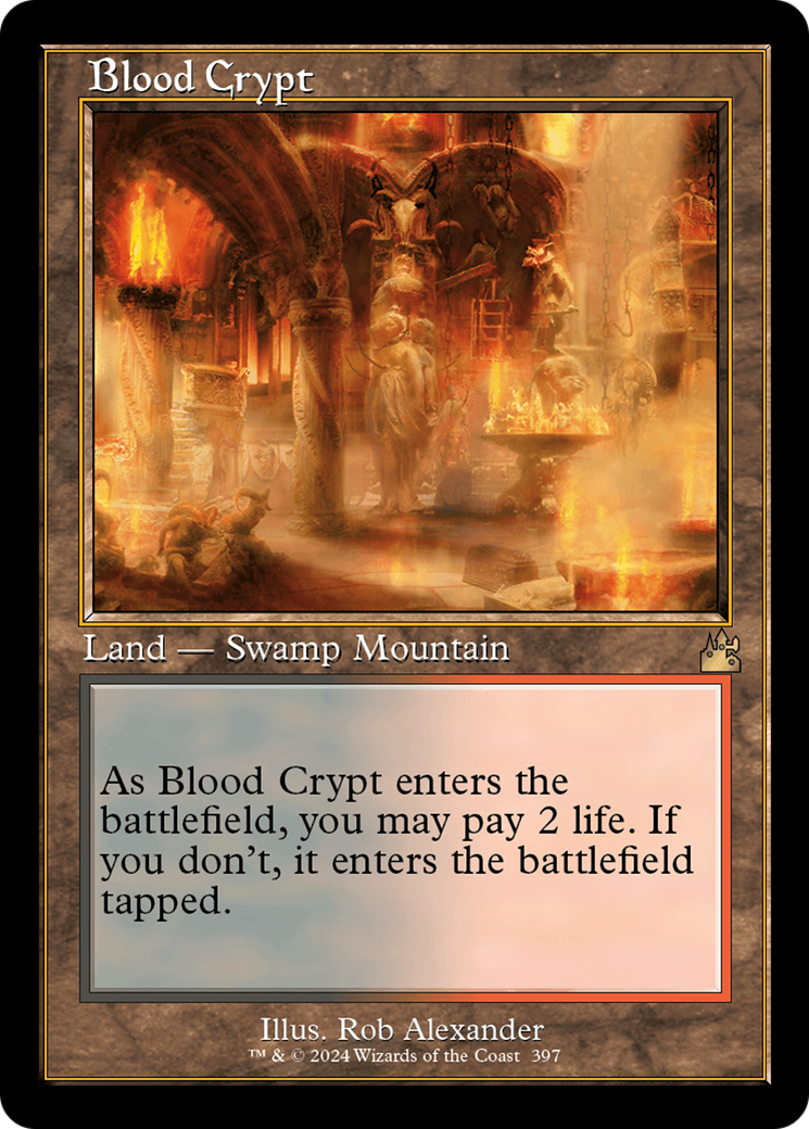 Blood Crypt (Retro) [Ravnica Remastered] | Play N Trade Winnipeg