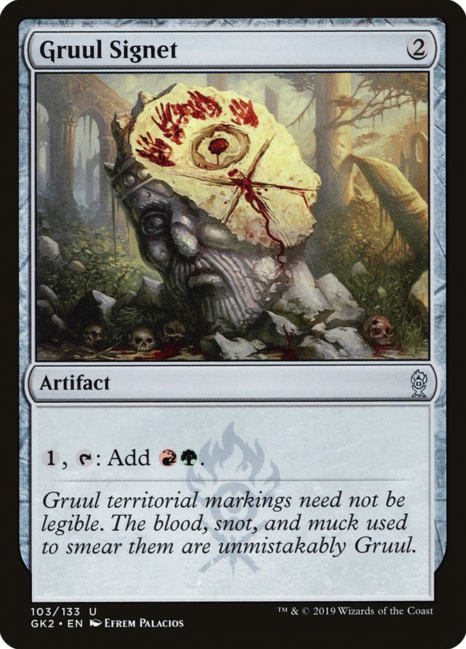 Gruul Signet [Ravnica Allegiance Guild Kit] | Play N Trade Winnipeg