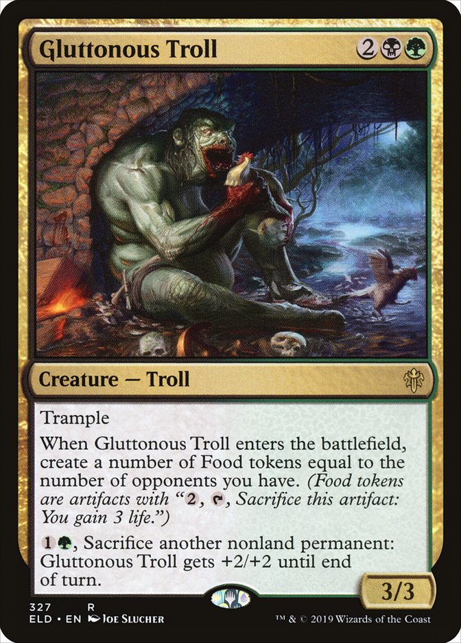 Gluttonous Troll [Throne of Eldraine] | Play N Trade Winnipeg