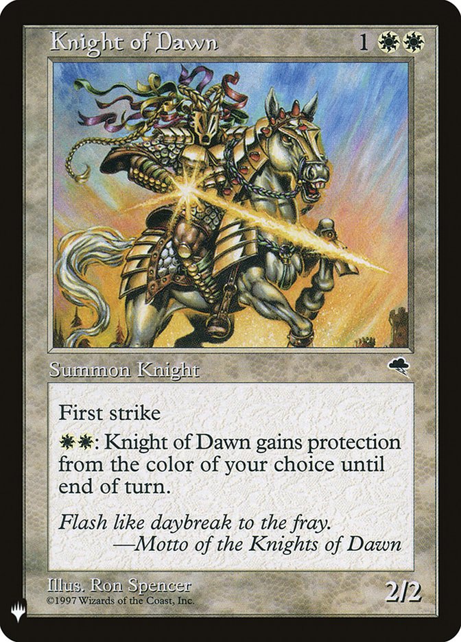 Knight of Dawn [Mystery Booster] | Play N Trade Winnipeg