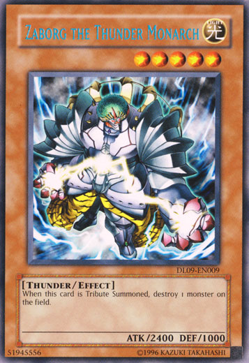 Zaborg the Thunder Monarch (Blue) [DL09-EN009] Rare | Play N Trade Winnipeg