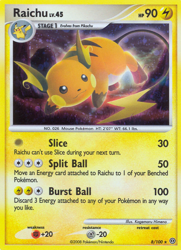 Raichu (8/100) [Diamond & Pearl: Stormfront] | Play N Trade Winnipeg