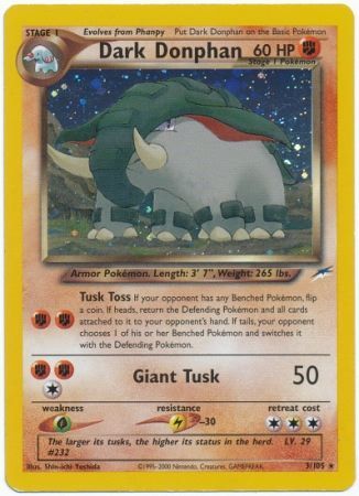 Dark Donphan (3/105) [Neo Destiny Unlimited] | Play N Trade Winnipeg