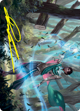 Dragonsguard Elite Art Card (Gold-Stamped Signature) (15/81) [Strixhaven: School of Mages Art Series] | Play N Trade Winnipeg