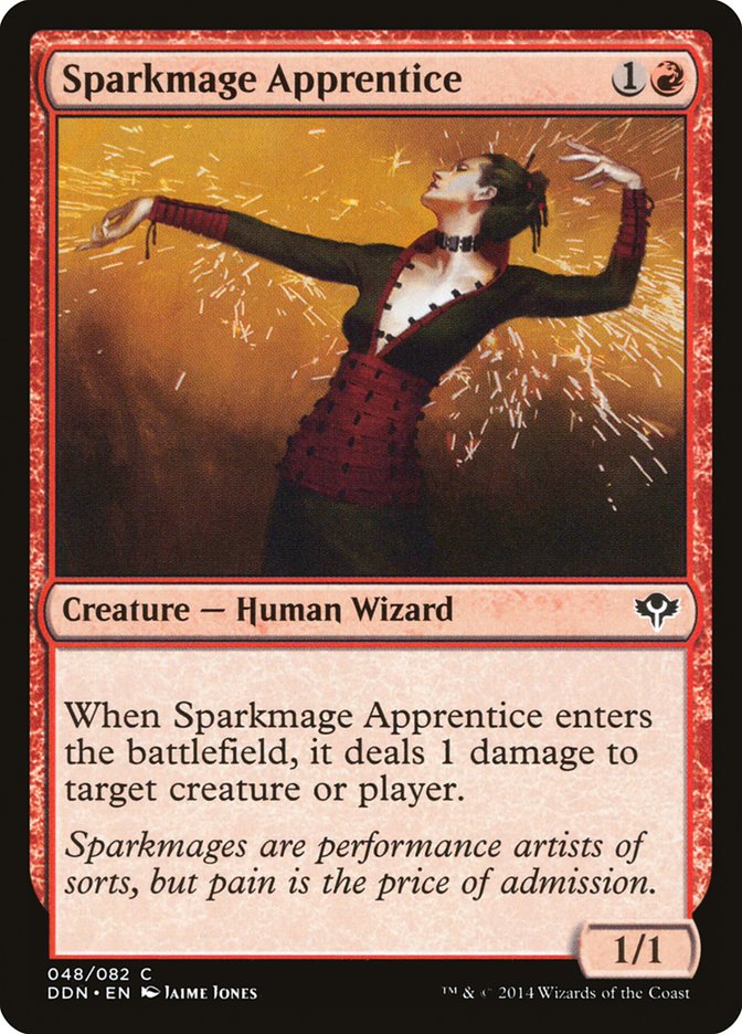 Sparkmage Apprentice [Duel Decks: Speed vs. Cunning] | Play N Trade Winnipeg