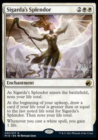 Sigarda's Splendor (Promo Pack) [Innistrad: Midnight Hunt Promos] | Play N Trade Winnipeg