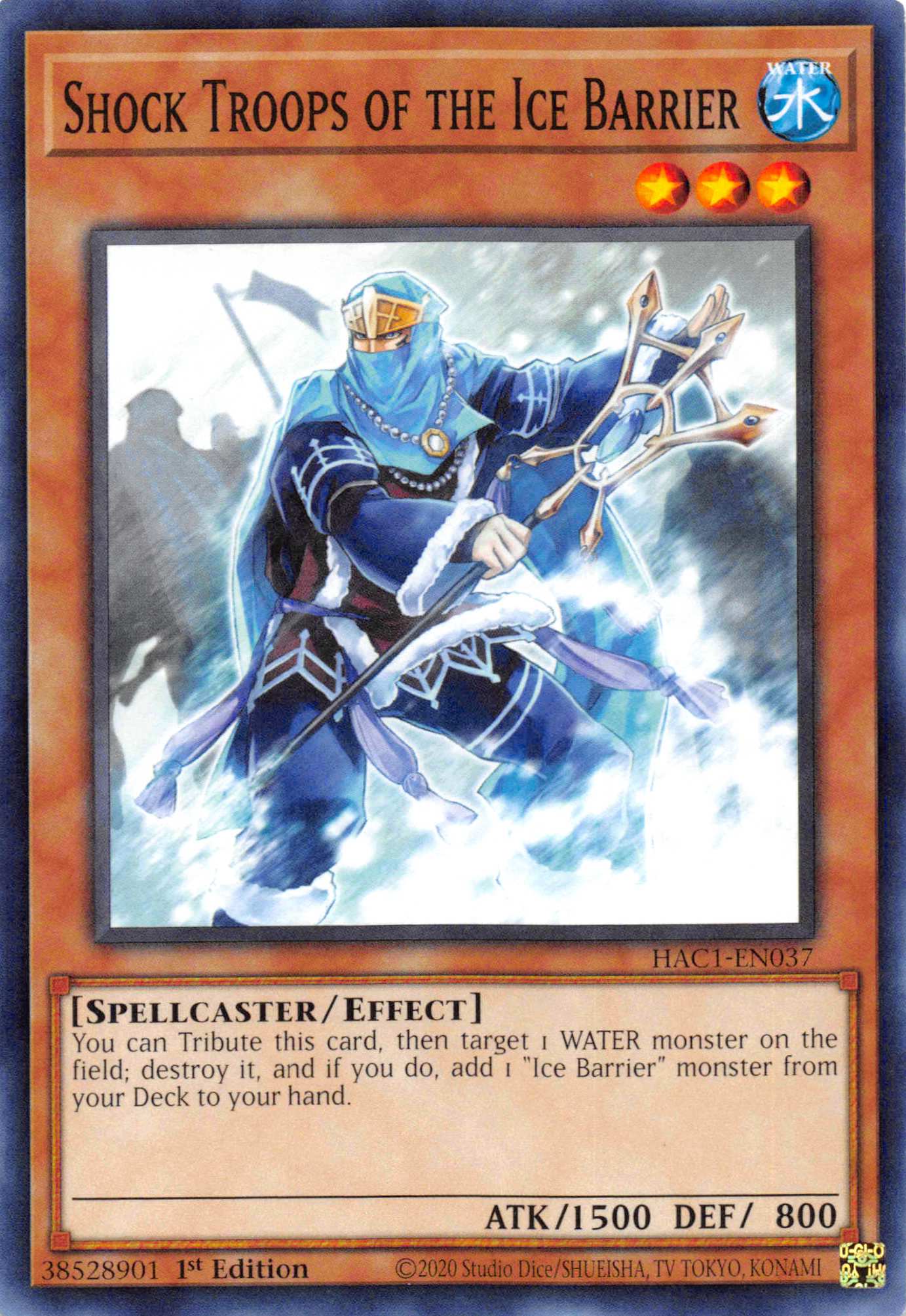 Shock Troops of the Ice Barrier [HAC1-EN037] Common | Play N Trade Winnipeg