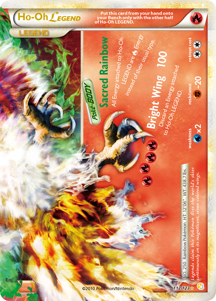 Ho-Oh LEGEND (112/123) [HeartGold & SoulSilver: Base Set] | Play N Trade Winnipeg