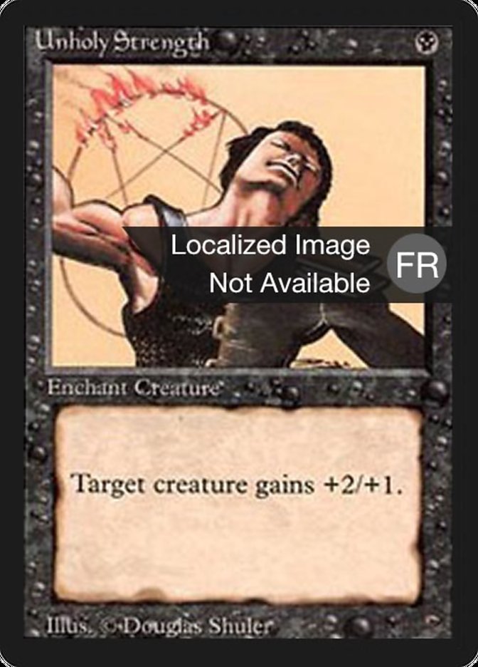 Unholy Strength [Foreign Black Border] | Play N Trade Winnipeg