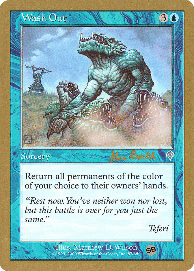 Wash Out (Alex Borteh) (SB) [World Championship Decks 2001] | Play N Trade Winnipeg