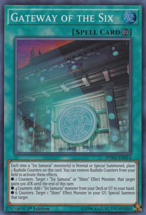 Gateway of the Six [SPWA-EN014] Super Rare | Play N Trade Winnipeg