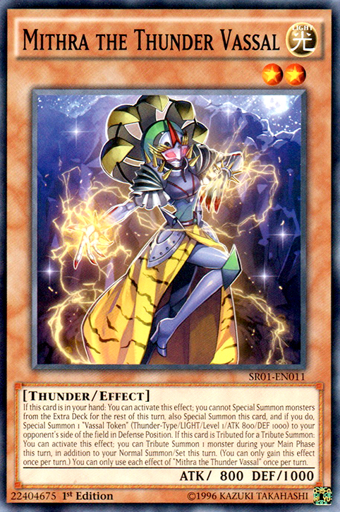 Mithra the Thunder Vassal [SR01-EN011] Common | Play N Trade Winnipeg