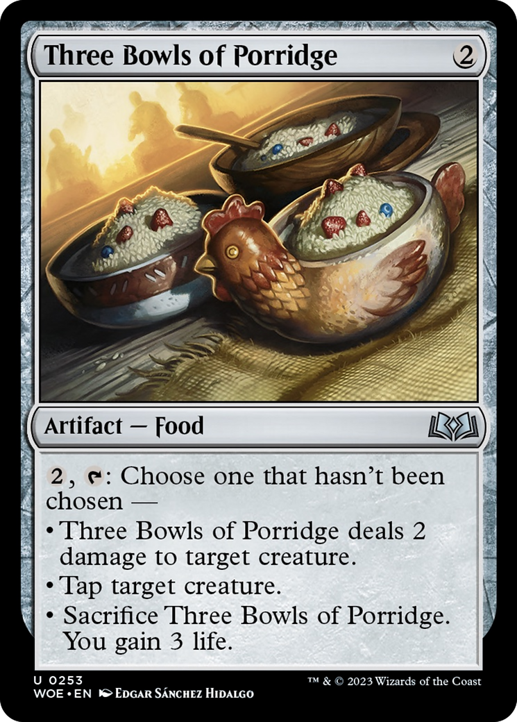 Three Bowls of Porridge [Wilds of Eldraine] | Play N Trade Winnipeg