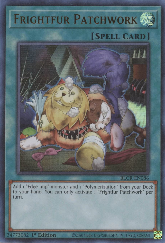 Frightfur Patchwork [BLCR-EN086] Ultra Rare | Play N Trade Winnipeg