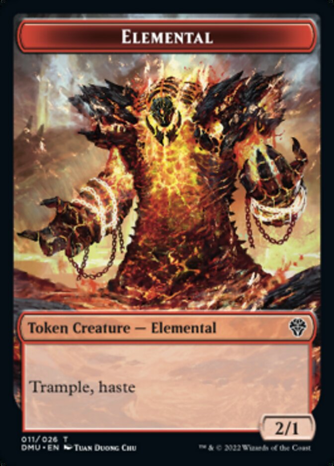 Elemental Token [Dominaria United Tokens] | Play N Trade Winnipeg