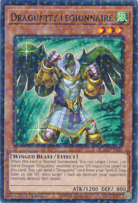 Dragunity Legionnaire (Duel Terminal) [HAC1-EN150] Common | Play N Trade Winnipeg