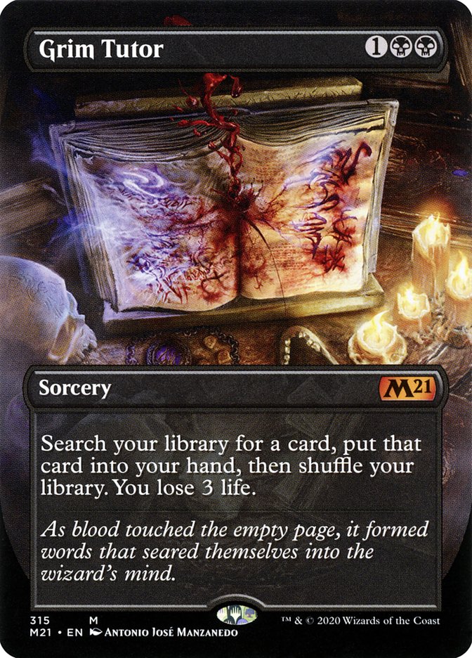 Grim Tutor (Extended) [Core Set 2021] | Play N Trade Winnipeg