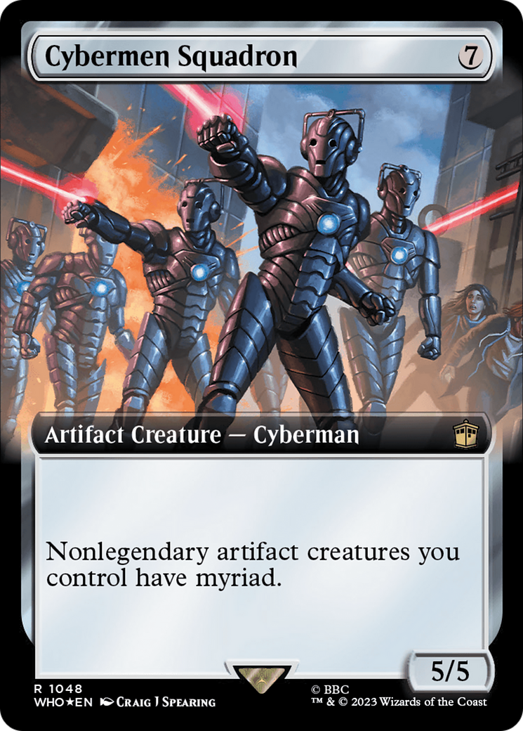 Cybermen Squadron (Extended Art) (Surge Foil) [Doctor Who] | Play N Trade Winnipeg