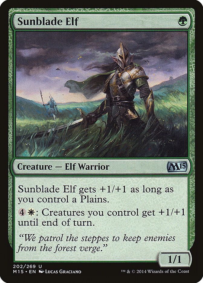 Sunblade Elf [Magic 2015] | Play N Trade Winnipeg