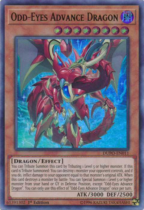Odd-Eyes Advance Dragon [DUPO-EN011] Ultra Rare | Play N Trade Winnipeg