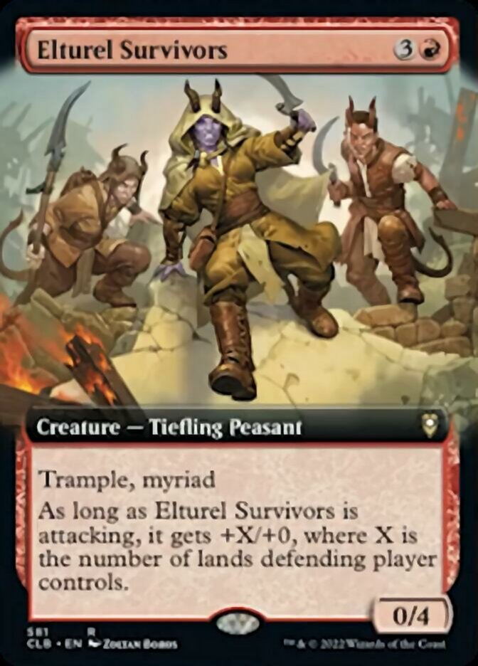Elturel Survivors (Extended Art) [Commander Legends: Battle for Baldur's Gate] | Play N Trade Winnipeg