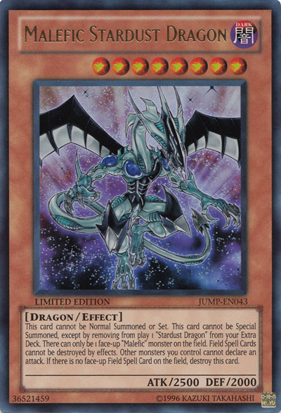 Malefic Stardust Dragon [JUMP-EN043] Ultra Rare | Play N Trade Winnipeg