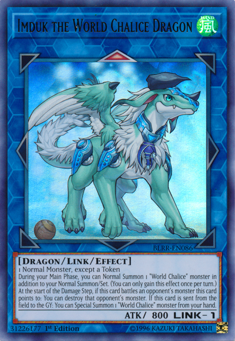 Imduk the World Chalice Dragon [BLRR-EN086] Ultra Rare | Play N Trade Winnipeg