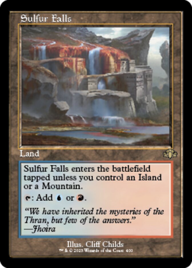 Sulfur Falls (Retro) [Dominaria Remastered] | Play N Trade Winnipeg