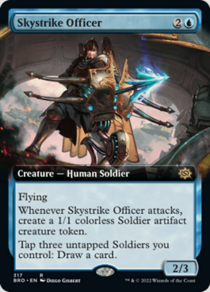 Skystrike Officer (Extended Art) [The Brothers' War] | Play N Trade Winnipeg