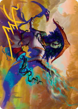 Sythis, Harvest's Hand Art Card (Gold-Stamped Signature) [Modern Horizons 2 Art Series] | Play N Trade Winnipeg