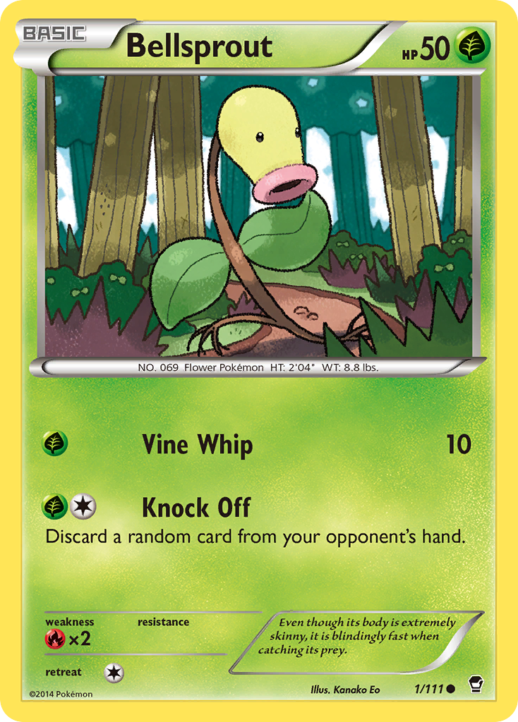 Bellsprout (1/111) [XY: Furious Fists] | Play N Trade Winnipeg